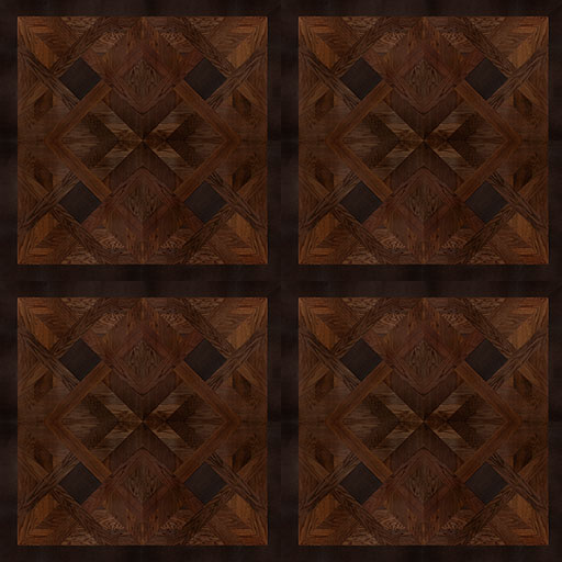 Amalienborg Parquet Dark Leather Oak Pattern