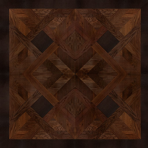 Frederiksborg Parquet Floor Dark Oak, Leather